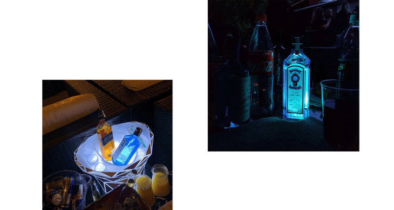 Bombay Sapphire Partylicht 2